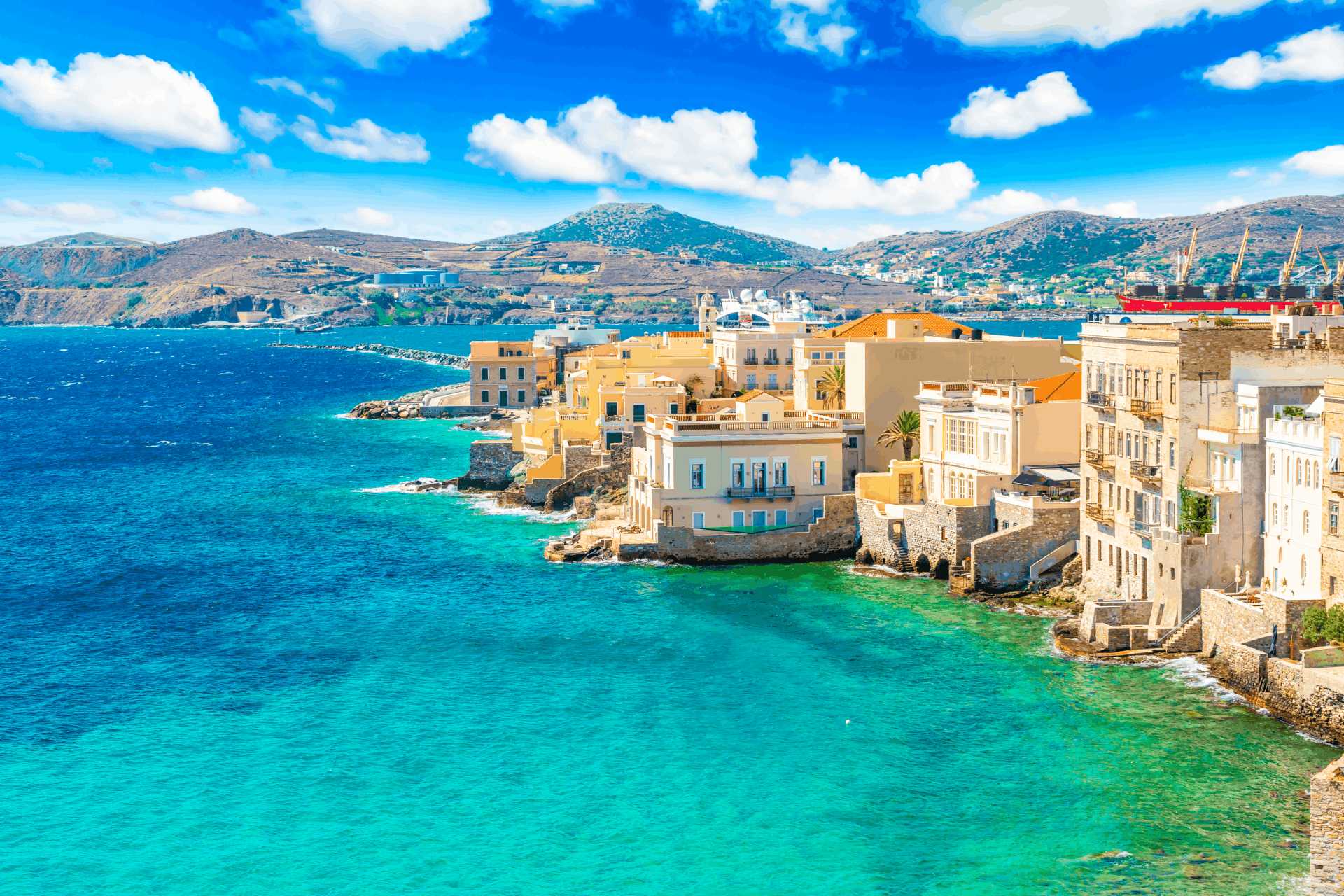 Σύρος | Cyclades bus | Καλοκαίρι Image
